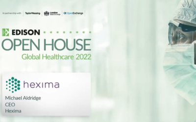 Hexima featured at Edison Global Healthcare 2022